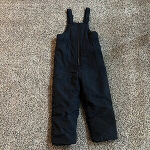 Circo Kids Black Insulated Snow Bibs Winter Overalls Size S 6/6X RN17730